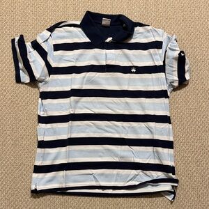Brooks Brothers 1818 Polo in Navy and White Stripes XL Original Fit